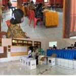 Pelalsanaan rekapitulasi perolehan suara kecamatan