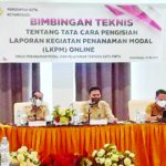 >> Bimtek tentang tata cara pengisian LKPM online.