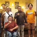 >> Ketua Harian NPC Sulut, Hilman Firmansyah Idrus saat bertatap muka dengan jajaran pengurus NPC Sulut.