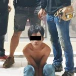 IMG-20210530-WA0023 >> Tersangka usai diamankan Tim Mapan Polresta Manado.