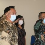 >> Walikota Caroll Senduk dan Wawali Wenny Lumentut, mengikuti upacara bendera Harkitnas, secara virtual.