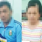 >> Kedua warga yang tertangkap tangan sedang merekap togel.