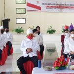 >> Ketua DPRD Djon Janis saat mengikuti upacara peringatan Hari Lahir Pancasila secara virtual.