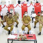 >> Para kepala daerah dan wakil kepala daerah di Sulut mengikuti kegiatan tatap muka dengan Ketua DPR RI Puan Maharani.