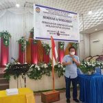 >> Dosen Fakultas Pertanian Unsrat Prof Dr Zetly Tamod MSi, saat memberikan materi.