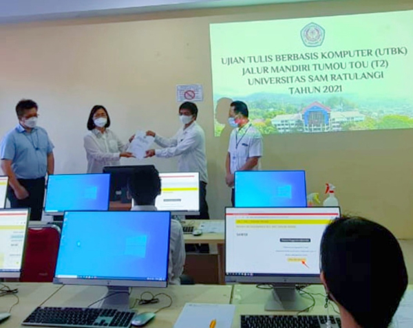 >> Kumaat saat membuka pelaksanaan UTBK Jalur Mandiri T2.