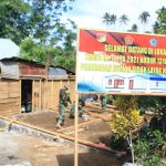 >> Rumah yang direnovasi Satgas TMMD.