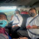 >> Ketua FPDIP bersama Menteri Investasi BKPM dan Gubernur Olly saat meninjau KEK Bitung dari atas udara.
