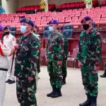 >> Kaloh saat melangik Wadnmenwa dan jajaran pengurus, Sabtu (19/6/2021).