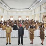 >> Suasana Sosialisasi Asesmen Kompetensi Minimum Jenjang SD se Kota Tomohon.
