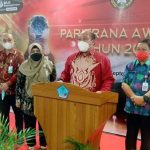 Deputi Direktur BPJS Ketenagakerjaan Sulawesi Maluku, Arief Budiarto saat memberikan keterangan kepada awak media, di Kantor Gubernur Sulut, Kamis (9/9) sore.