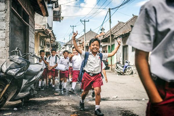 Ilustrasi-Para siswa merindukan untuk bisa kembali belajar di sekolah mereka.