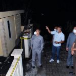 CSWL saat memantau rumah yang terbakar milik Keluarga Sunardi-Rawung.