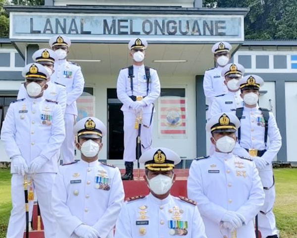 Lanal Melonguane Gelar Upacara Peringati HUT ke-76 TNI AL.
