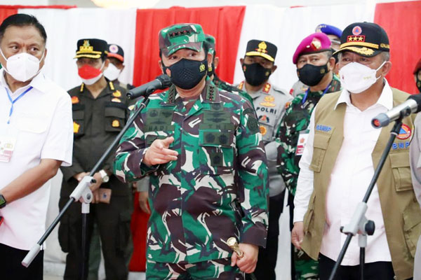 Panglima TNI, Ketua BNPB serta Gubernur Sulut