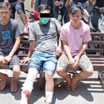 Pelaku Curanmor saat ditangkap polisi