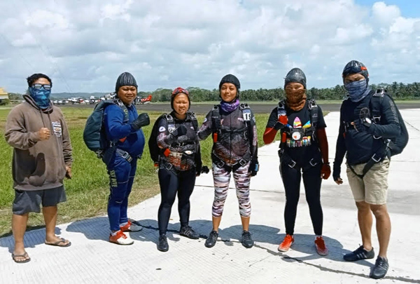 Peterjun Sulut saat latihan di Bandara Nusawiru Pangandaran Jawa Barat.