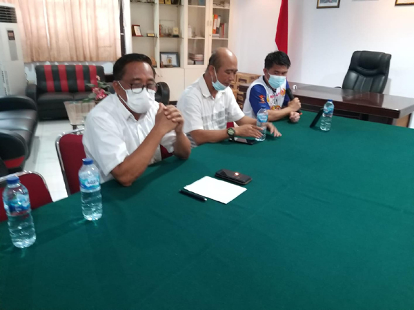 Suasana Rapat Koordinasi KONI Sulut dan Pelatih Pelatda PON.