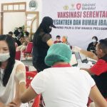 Vaksinasi Polda Sulut Langowan Vaksinasi Polda Sulut Langowan.