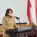 Walikota saat menyampaikan sambutan